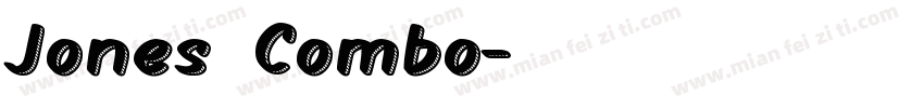 Jones Combo字体转换